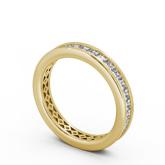 Adeline Yellow Gold Diamond Half Eternity Ring