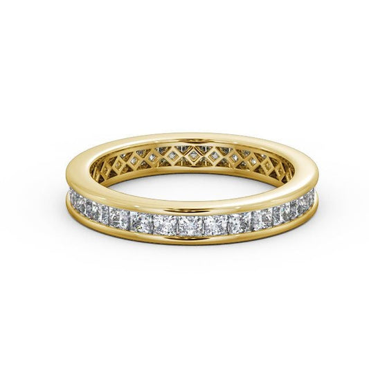 Adeline Yellow Gold Diamond Half Eternity Ring