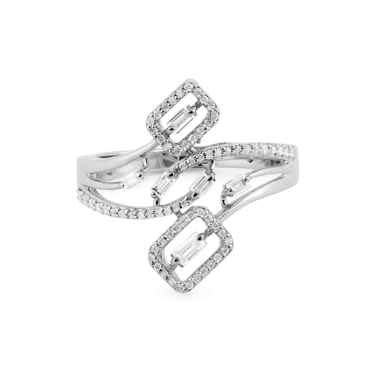 Alyah White Gold Lab Diamond Ring