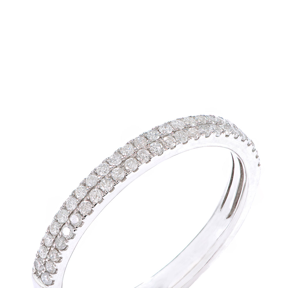 Angela White Gold Lab Diamond Ring