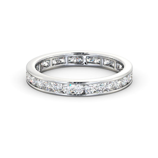 Ariana White Gold Lab Diamond Full Eternity Ring