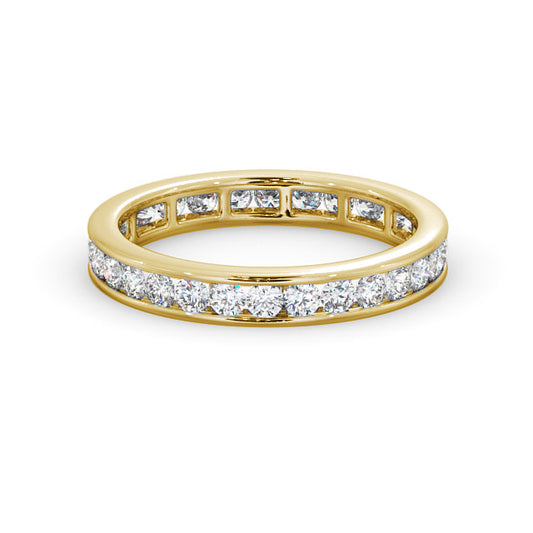 Ariana Yellow Gold Lab Diamond Full Eternity Ring