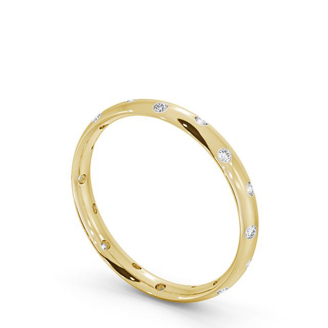 Brielle Yellow Gold Lab Diamond Ring