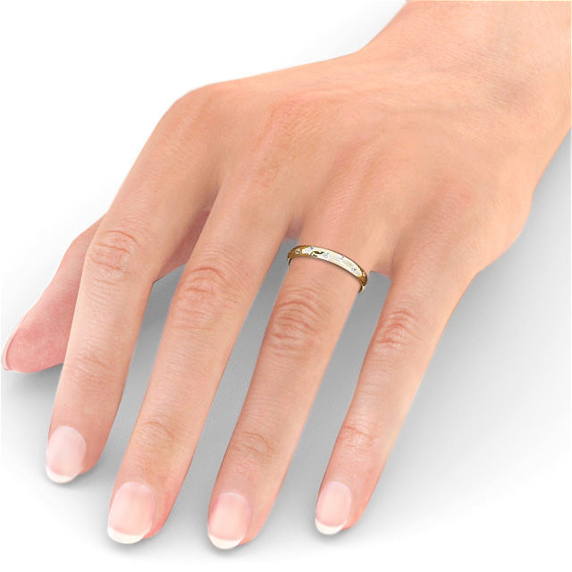 Brielle Yellow Gold Lab Diamond Ring