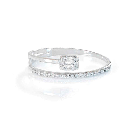 Callie White Gold Lab Diamond Ring