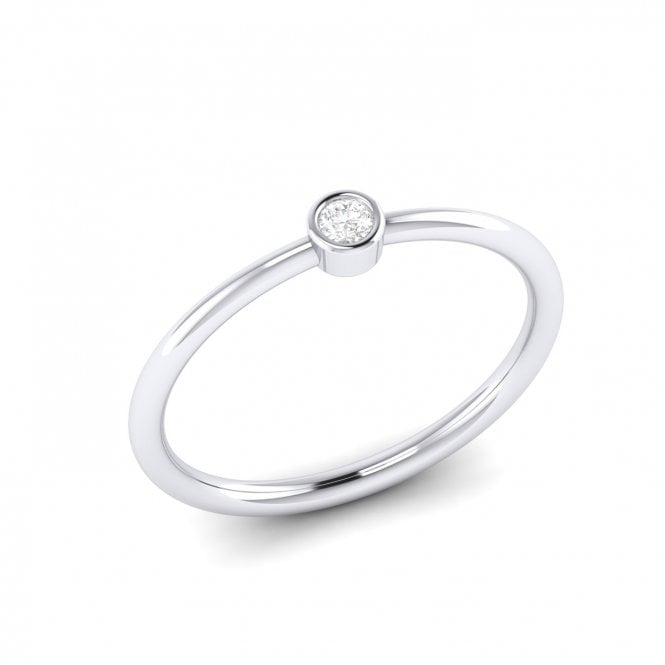 Camila White Gold Lab Diamond Statement Engagement Ring