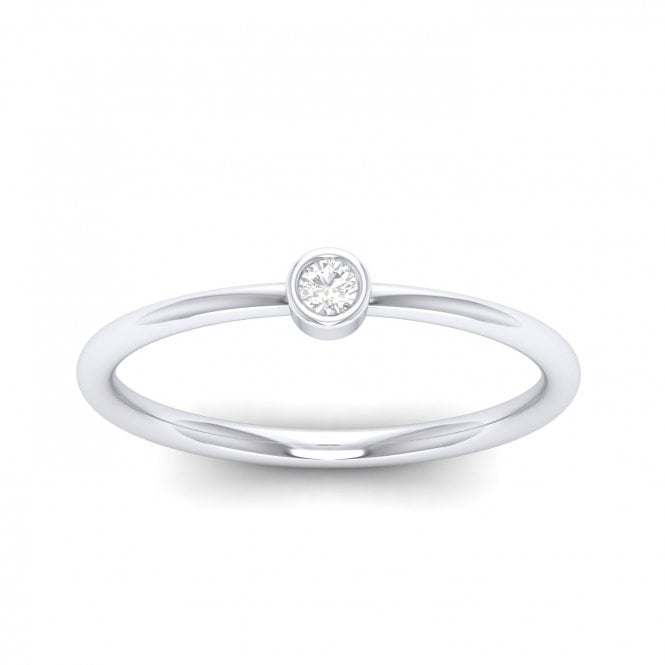 Camila White Gold Lab Diamond Statement Engagement Ring