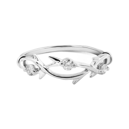 Charlotte White Gold Lab Diamond Ring