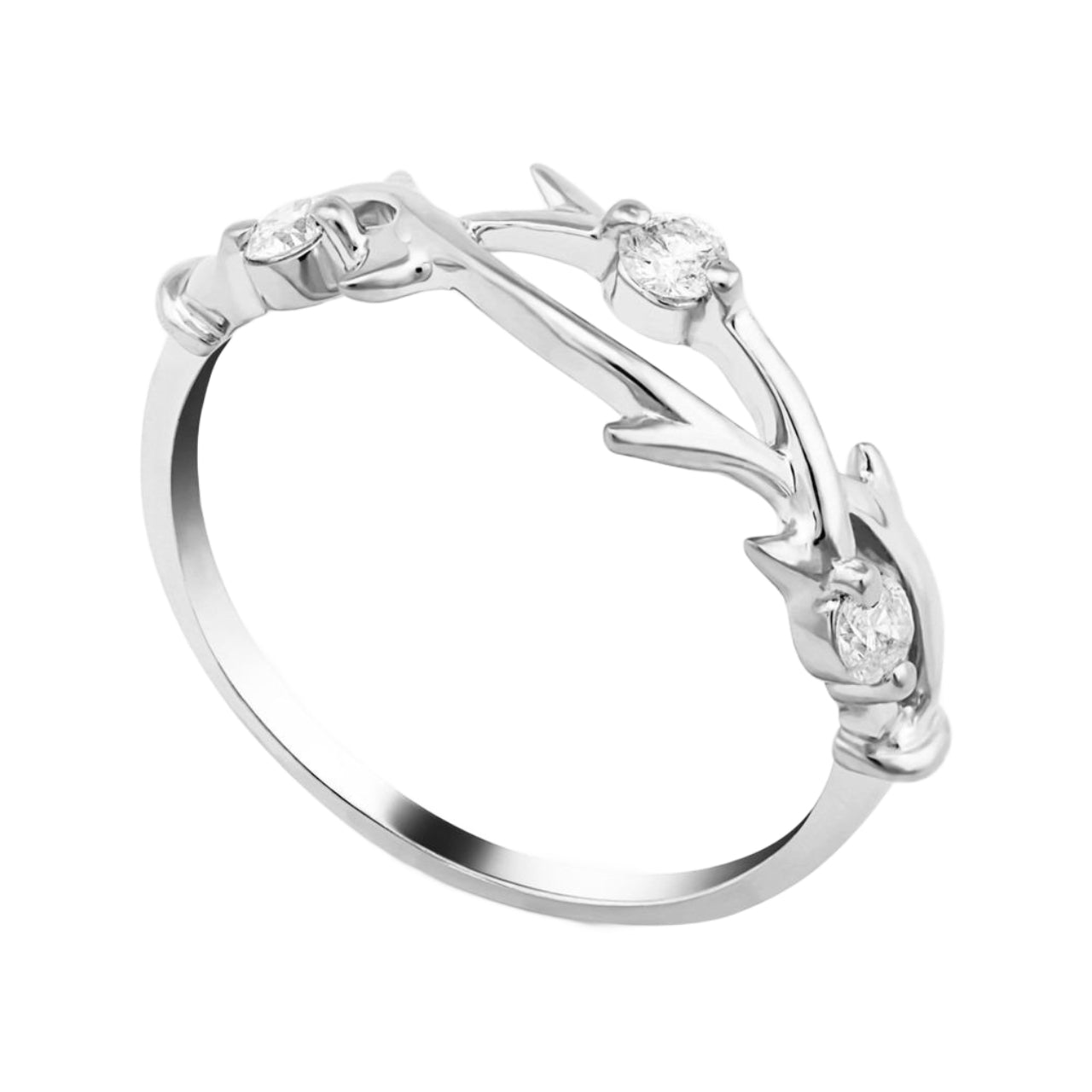 Charlotte White Gold Lab Diamond Ring