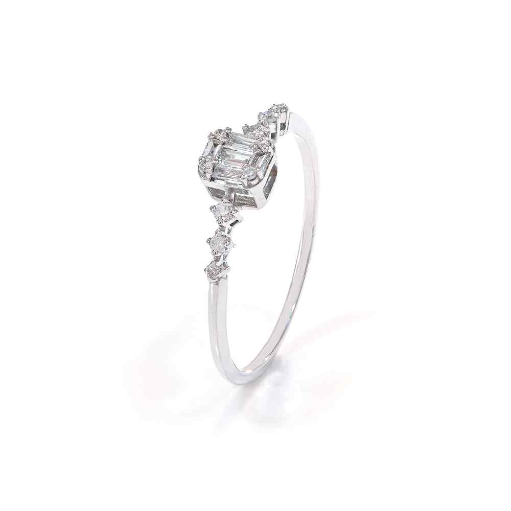 Dana White Gold Lab Diamond Ring