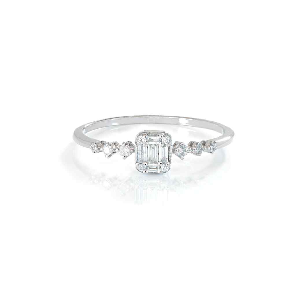 Dana White Gold Lab Diamond Ring