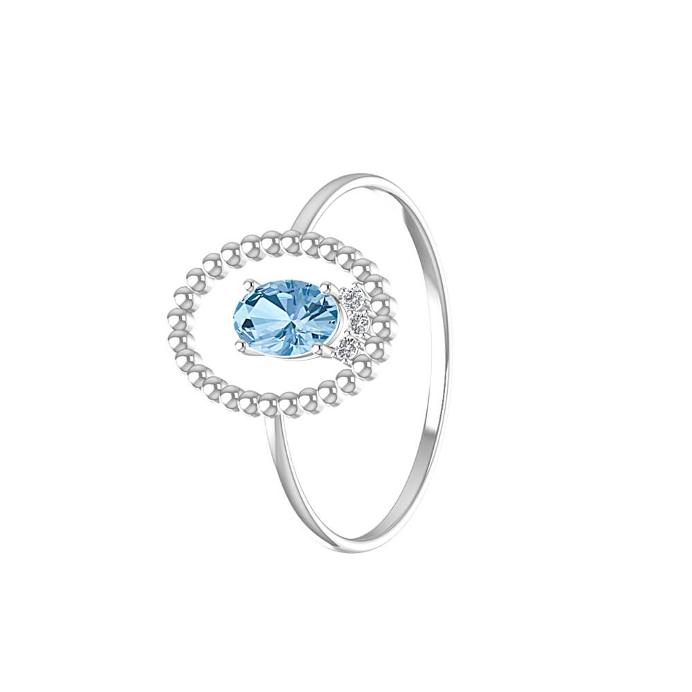 Danika White Gold Lab Diamond Ring