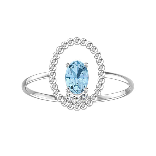 Danika White Gold Lab Diamond Ring