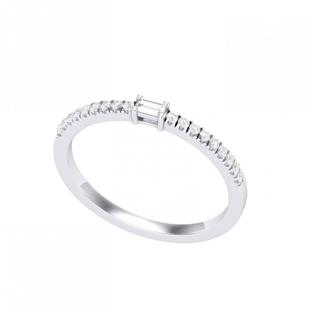 Eleanor White Gold Lab Diamond Engagement Ring