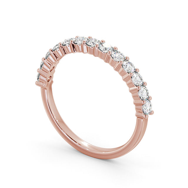 Eloise Rose Gold Lab Diamond Half Eternity Ring