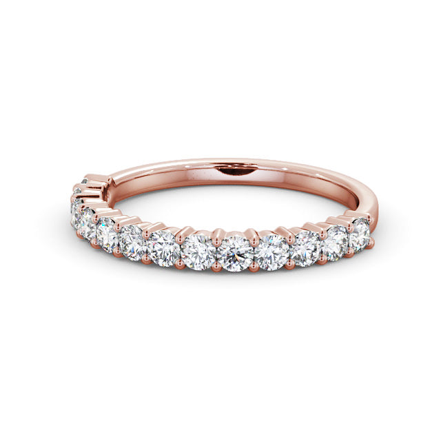 Eloise Rose Gold Lab Diamond Half Eternity Ring