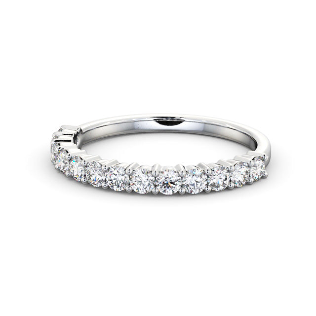 Eloise White Gold Lab Diamond Half Eternity Ring