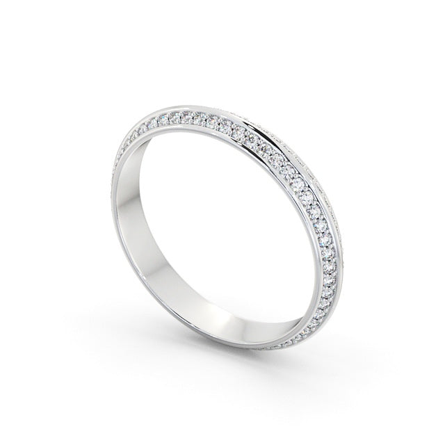 Gabriella White Gold Lab Diamond Full Eternity Ring