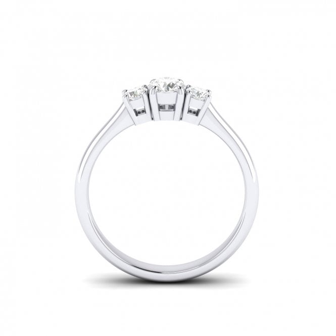 Hazel White Gold Lab Diamond Engagement Ring