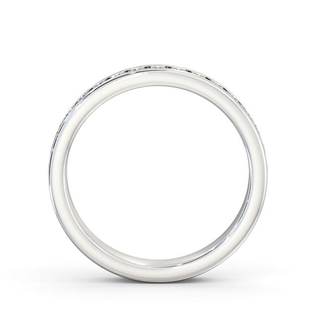 Iris White Gold Lab Diamond Half Eternity Ring