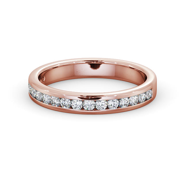 Iris Rose Gold Lab Diamond Half Eternity Ring