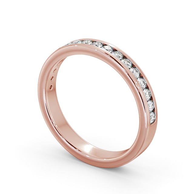 Iris Rose Gold Lab Diamond Half Eternity Ring