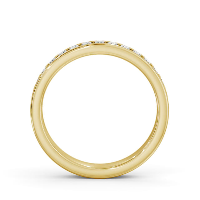 Iris Yellow Gold Lab Diamond Half Eternity Ring