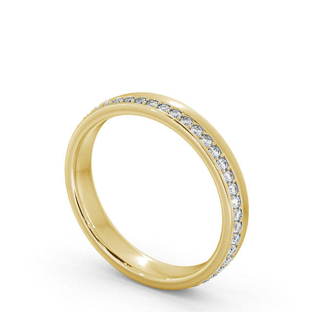 Jade Yellow Gold Lab Diamond Full Eternity Ring