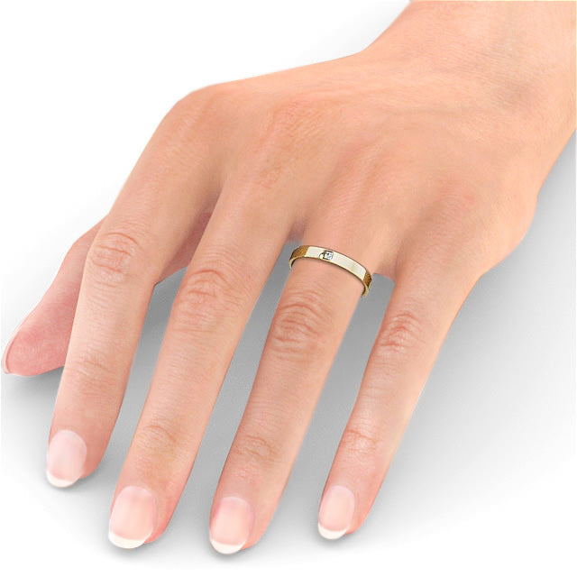 Josie Yellow Gold Lab Diamond Ring