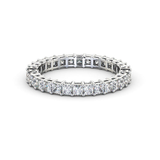 Lydia White Gold Lab Diamond Full Eternity Ring