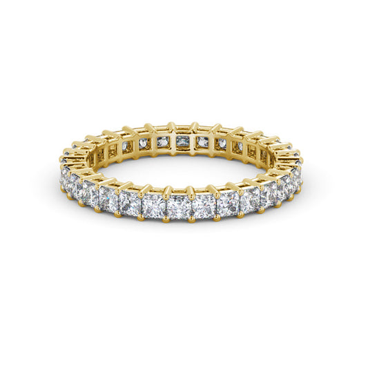 Lydia Yellow Gold Lab Diamond Full Eternity Ring