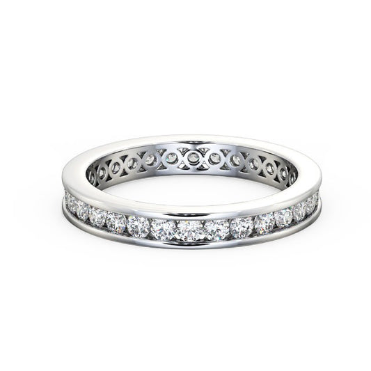 Maria White Gold Lab Diamond Full Eternity Ring