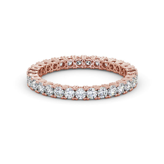 Nevaeh Rose Gold Lab Diamond Full Eternity Ring