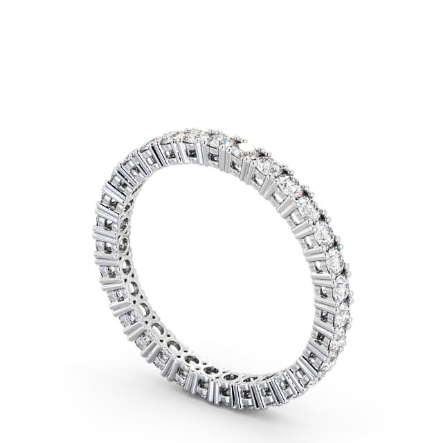 Nevaeh White Gold Lab Diamond Full Eternity Ring