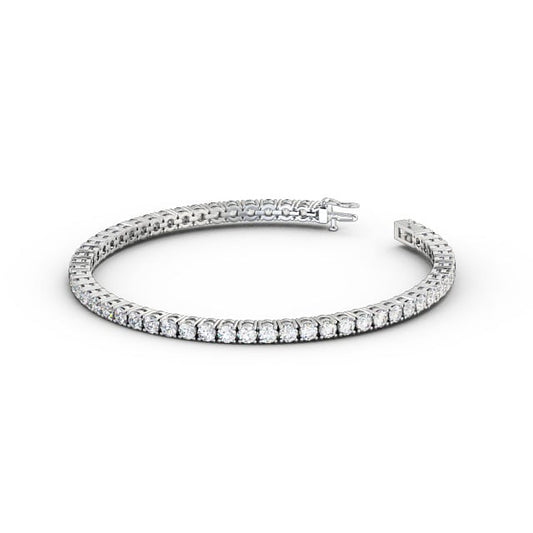 Luna White Gold Lab Diamond Tennis Bracelet