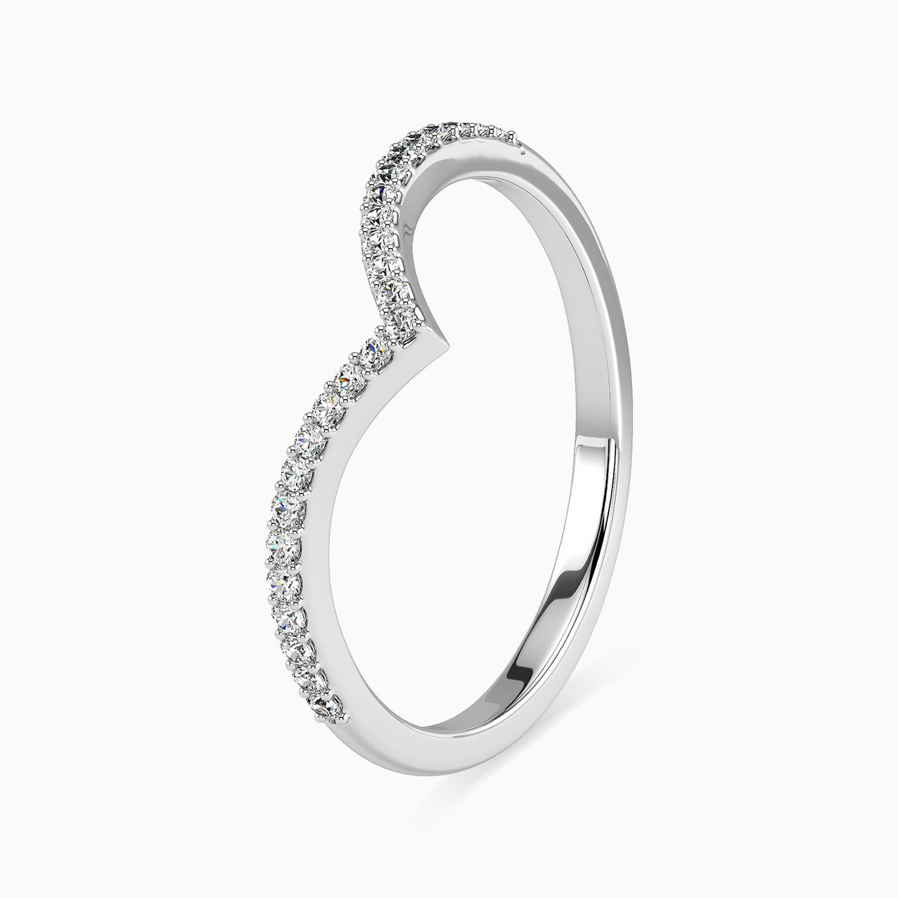 Riley White Gold Lab Diamond Twin Engagement Ring