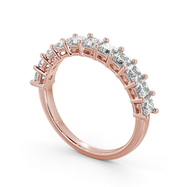 Skyler Rose Gold Lab Diamond Half Eternity Ring