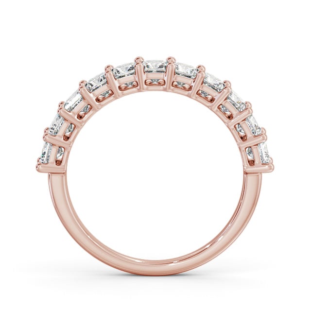 Skyler Rose Gold Lab Diamond Half Eternity Ring