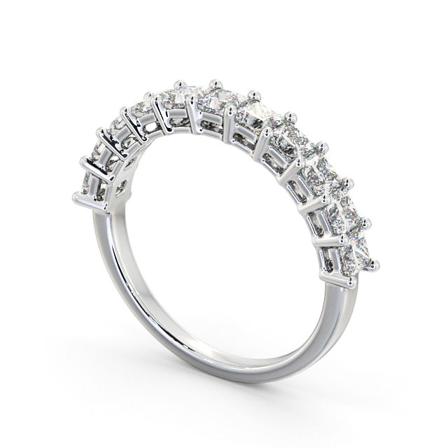 Skyler White Gold Lab Diamond Half Eternity Ring