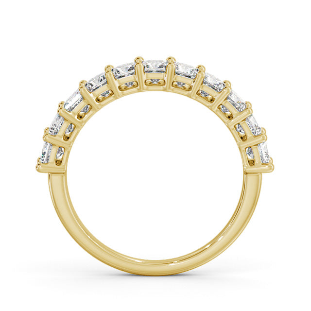 Skyler Yellow Gold Lab Diamond Half Eternity Ring