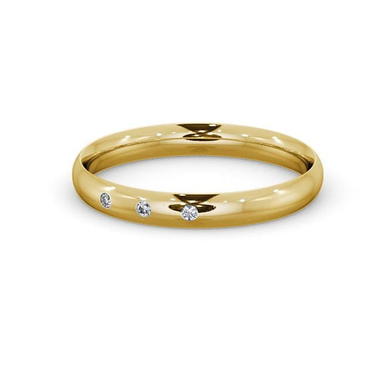 Eden Yellow Gold Lab Diamond Ring