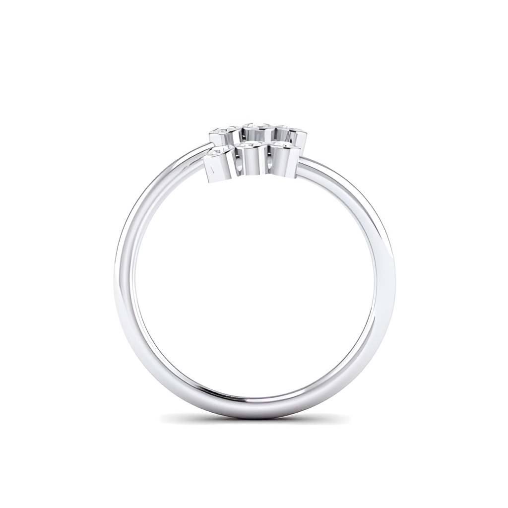 Clara White Gold Lab Diamond Ring