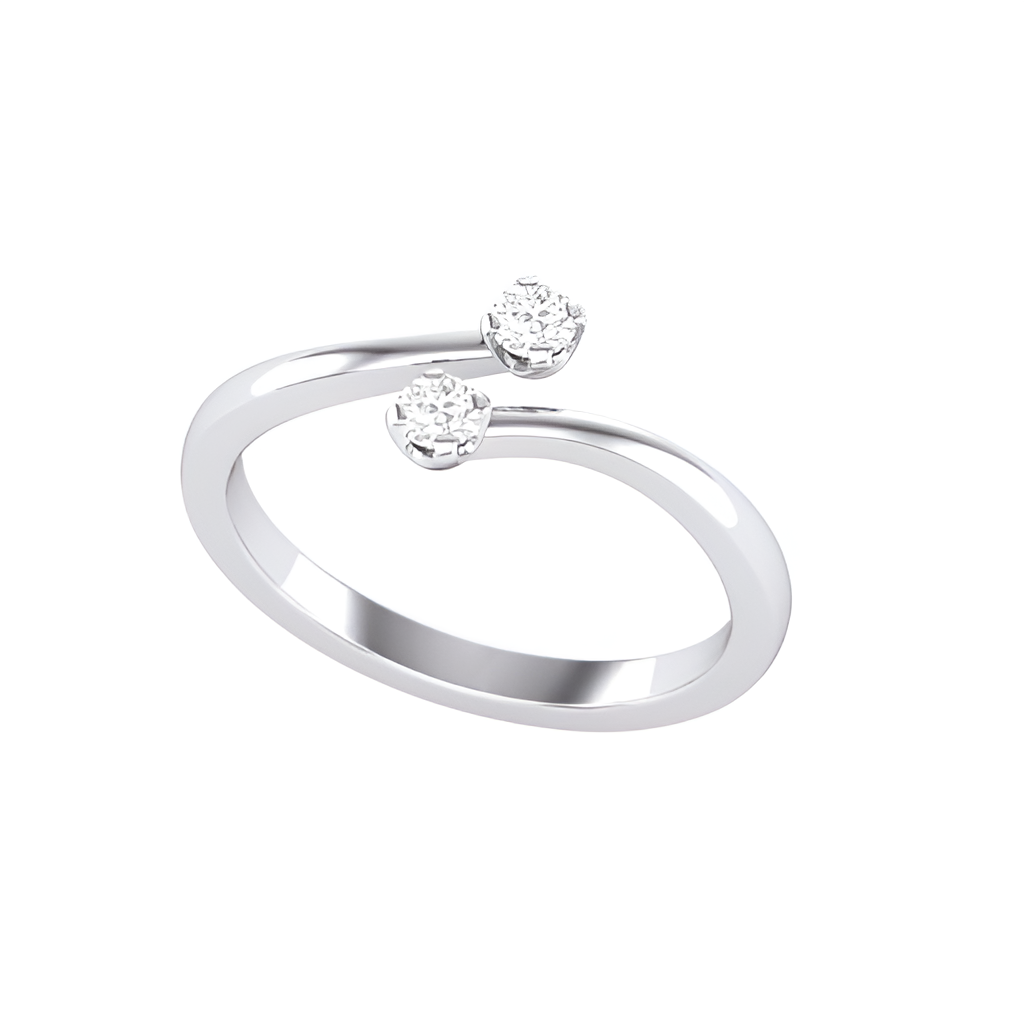 Hadley White Gold Lab Diamond Ring