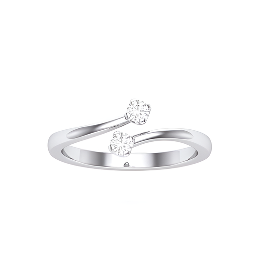 Hadley White Gold Lab Diamond Ring