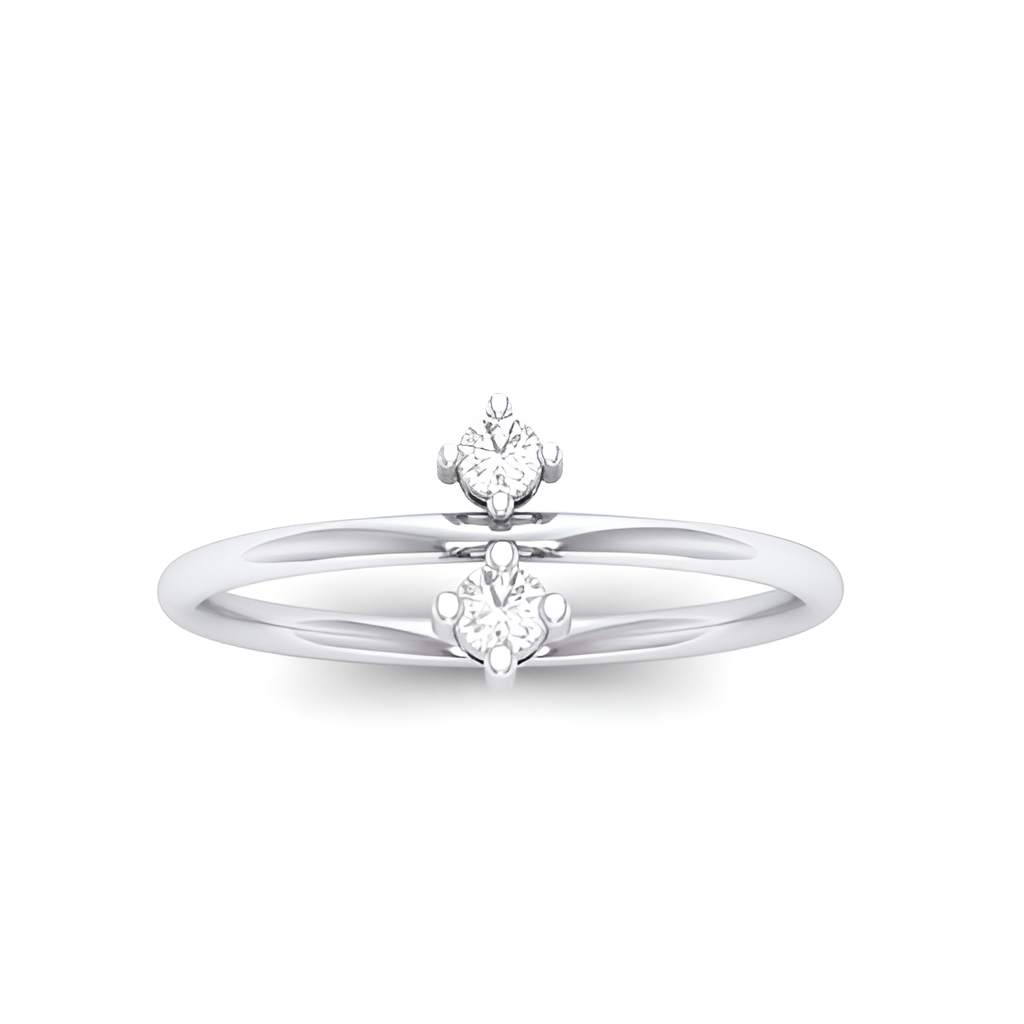 Melody White Gold Lab Diamond Ring