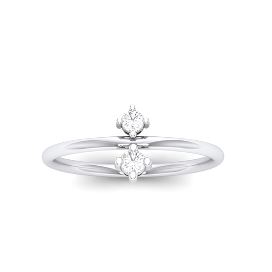 Melody White Gold Lab Diamond Ring