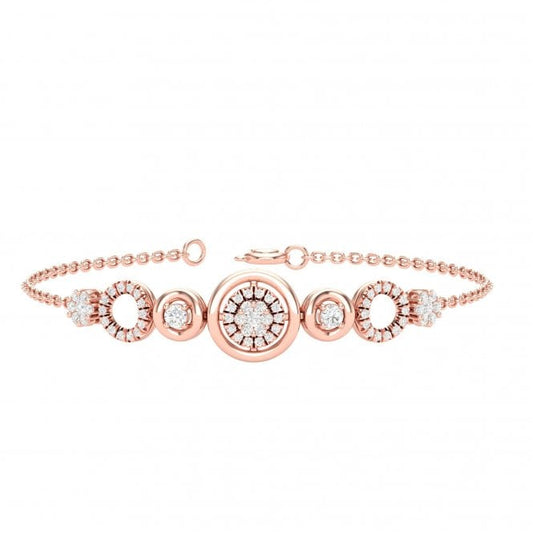 Vivian Rose Gold Lab Diamond Bracelet