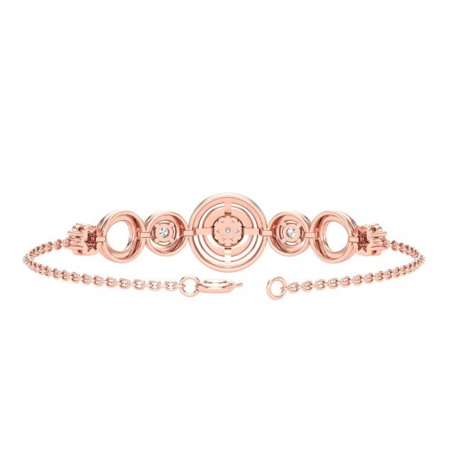 Vivian Rose Gold Lab Diamond Bracelet